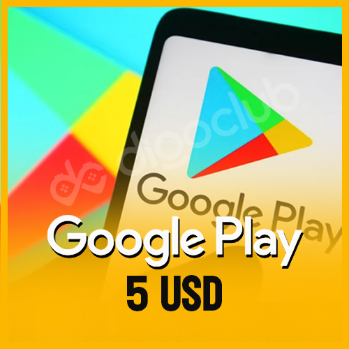 Get Google Play Gift Card 5 USD - DigoClub